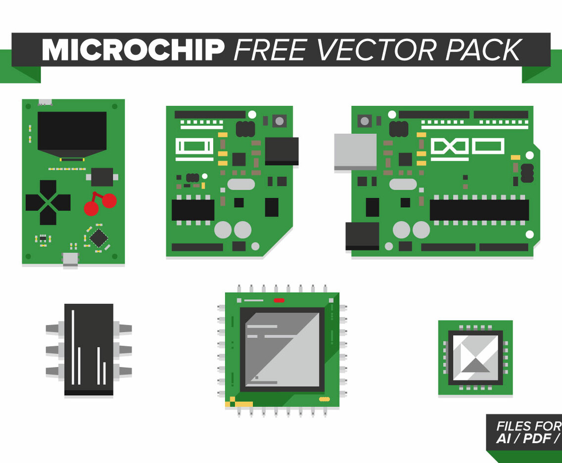 Microchip Free Vector Pack