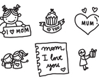 Love My Mom Badges