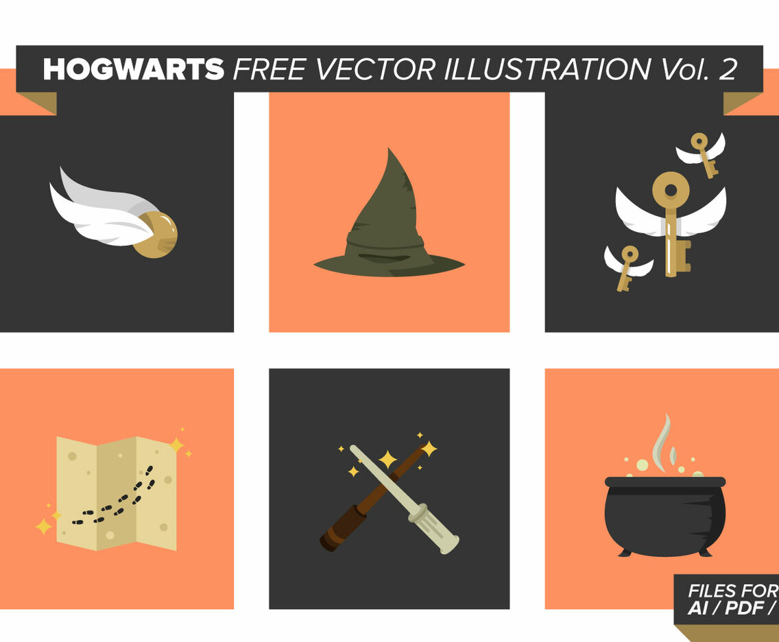 Hogwarts Free Vector Pack Vol. 2