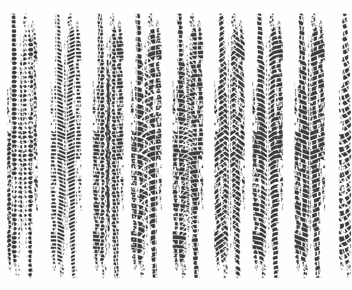 Grunge Tire Marks Vector Pack