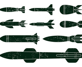 Free World War Missile Vectors