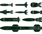 Free World War Missile Vectors