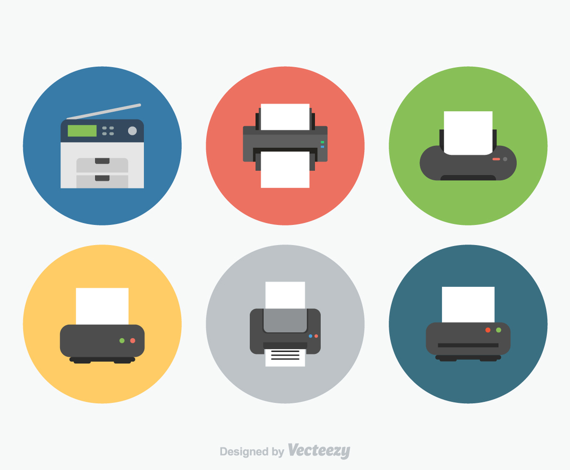 Free Printer Vector Icons