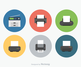 Free Printer Vector Icons