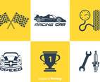 Free Pit Stop Vector Icons