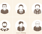 Free Man Icon Vector Set