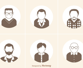 Free Man Icon Vector Set