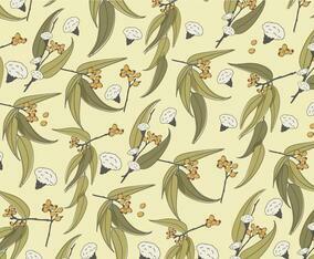 Eucalyptus Pattern Vector