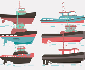 Tugboat Vector