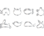 Free Animal Cookie Cutter Vector
