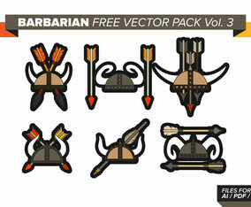 Barbarian Free Vector Pack Vol. 3