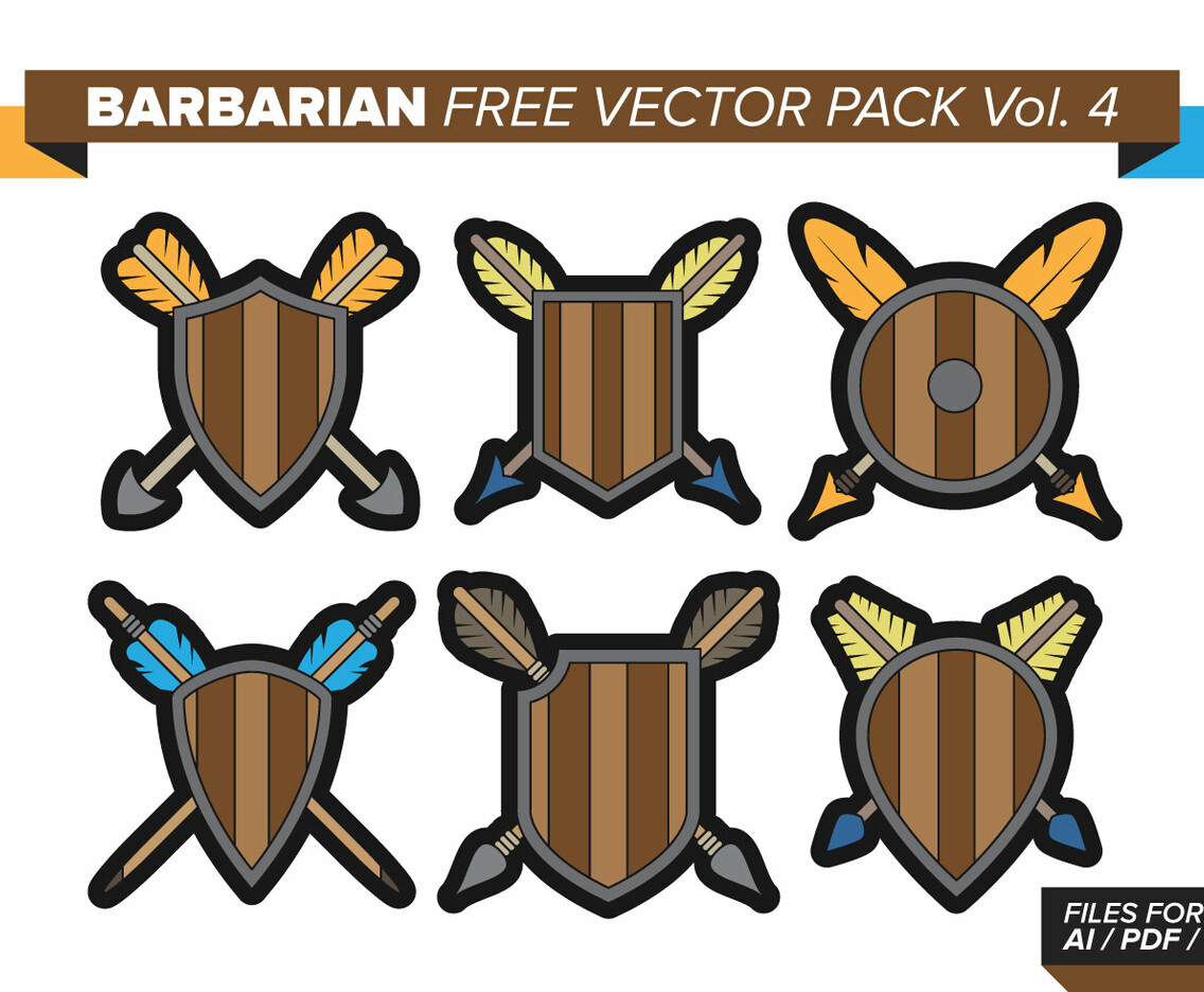 Barbarian Free Vector Pack Vol. 4