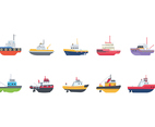 Free Tugboat Vectors