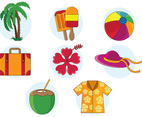 Set Of Hawaii Vector