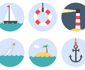 Free Nautical Elements Vector