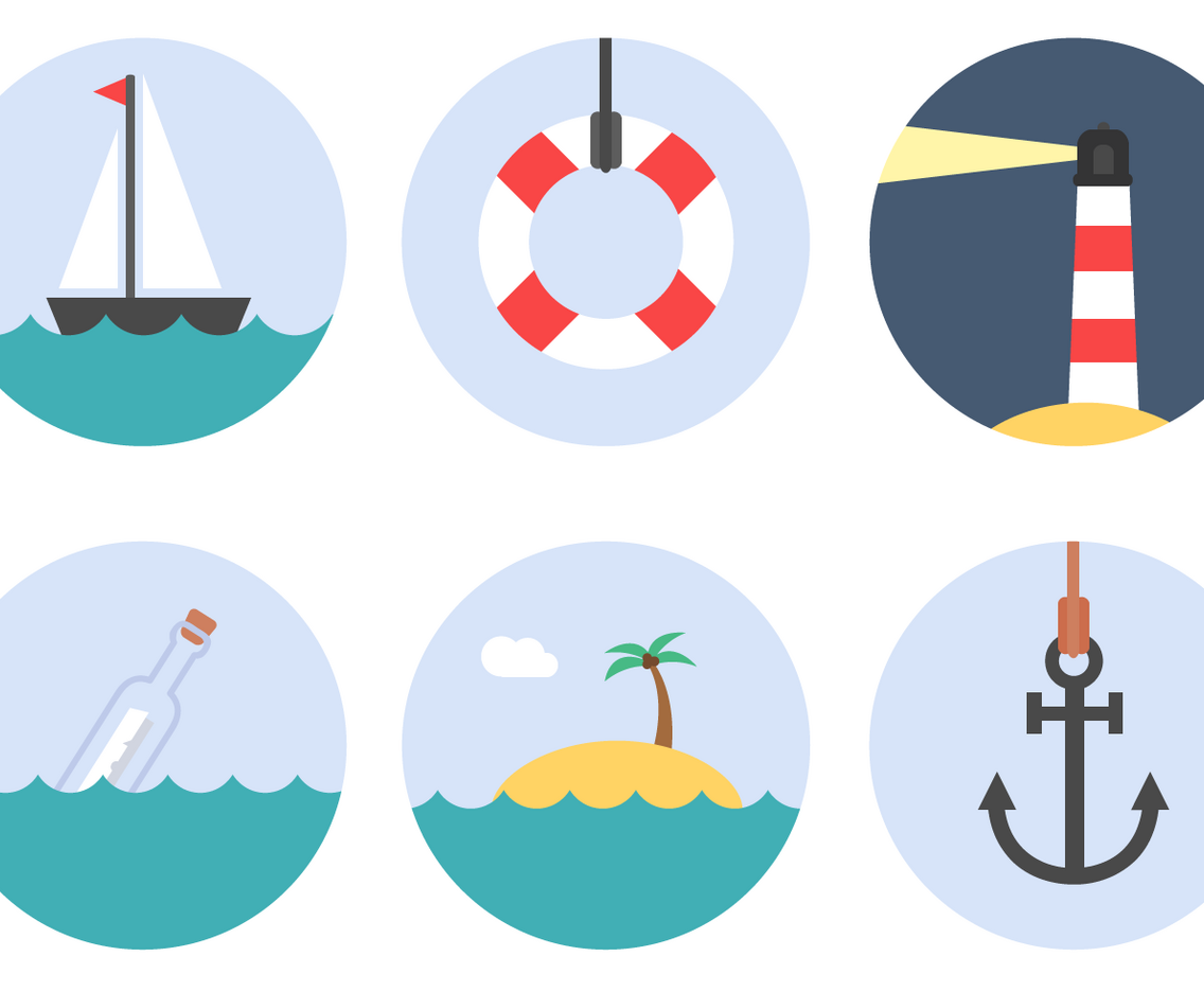 Free Nautical Elements Vector