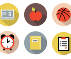 Free School Icons Vector
