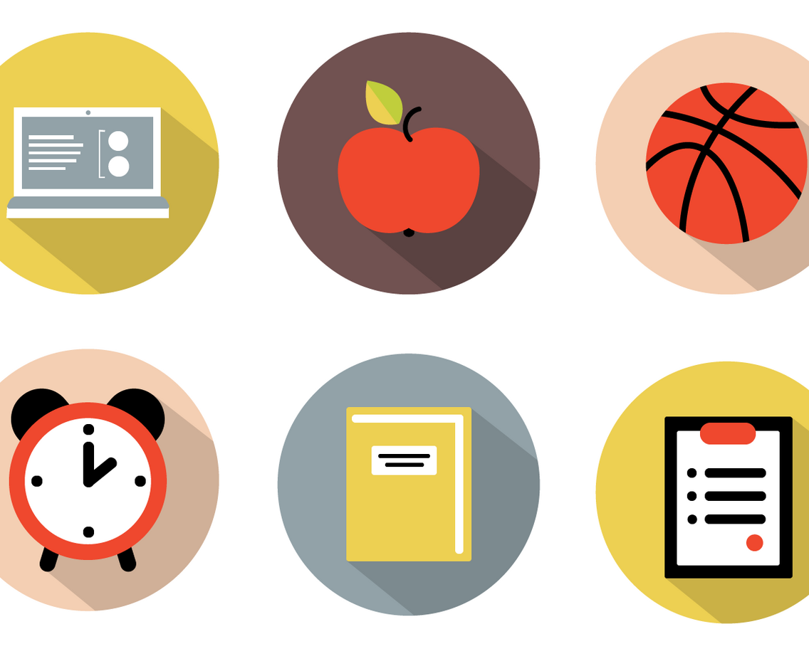 Free School Icons Vector