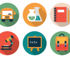 Free School Icons Vector