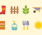 Free Gardening Elements Vector