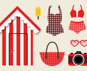 Free Vintage Beach Vector