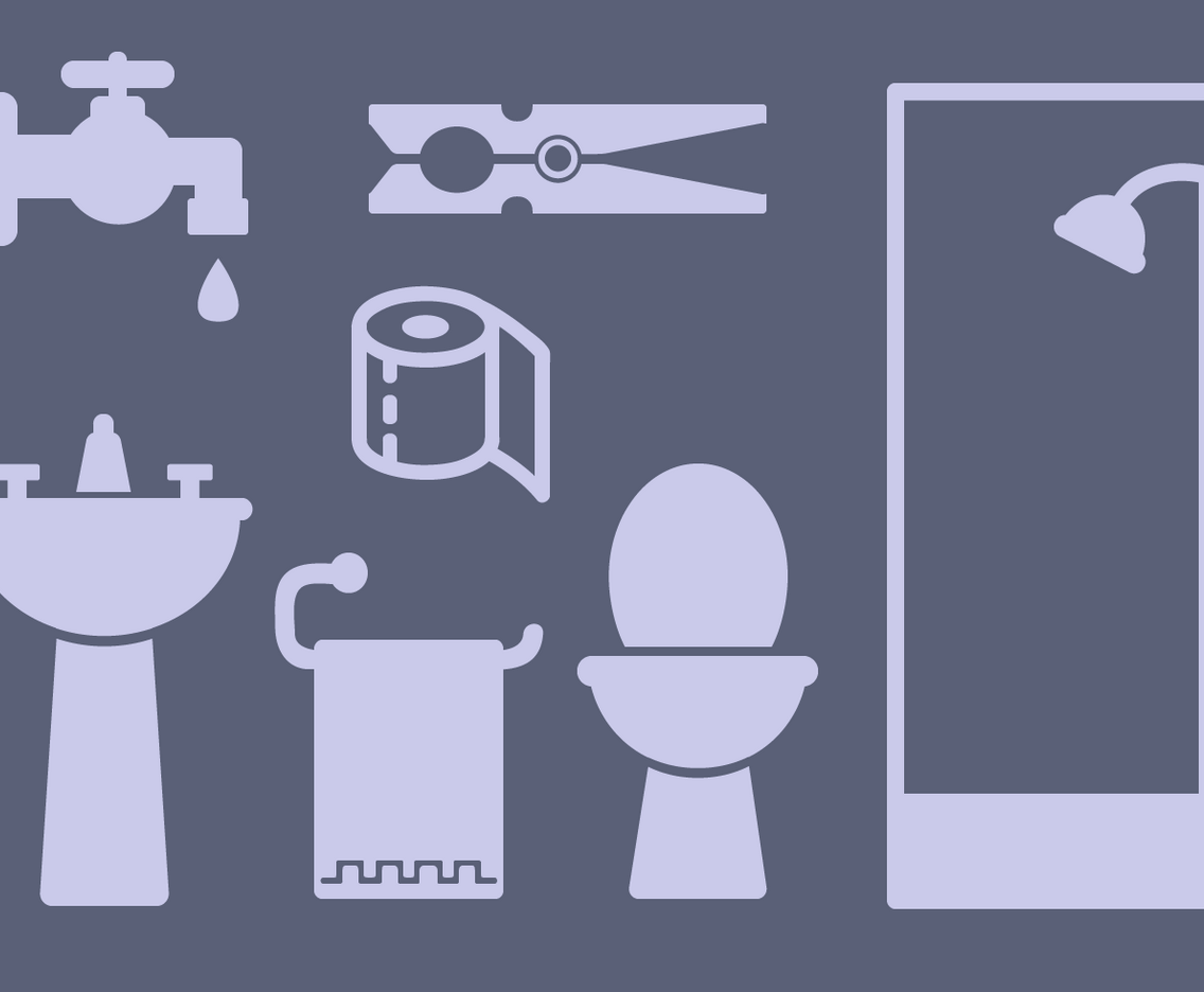 Free Bathroom Elements Vector