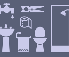 Free Bathroom Elements Vector