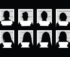 Free Mugshot Vector Pack