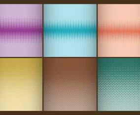 Halftone Screen Degrade Backgrounds