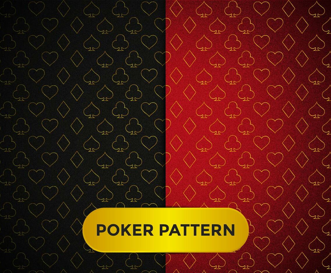 Poker Pattern Elegant Vector