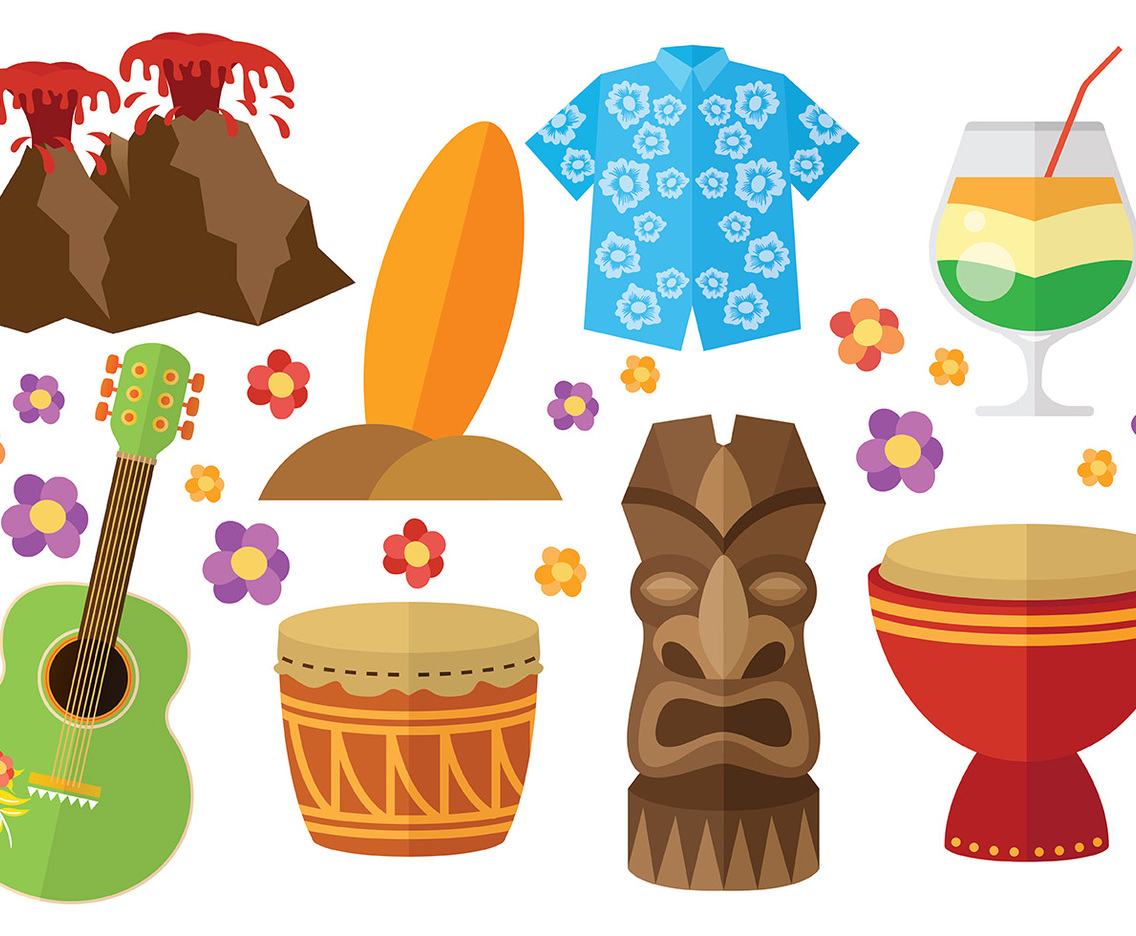 Free Hawaii Icons vector