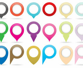 Map Pins And Pointers