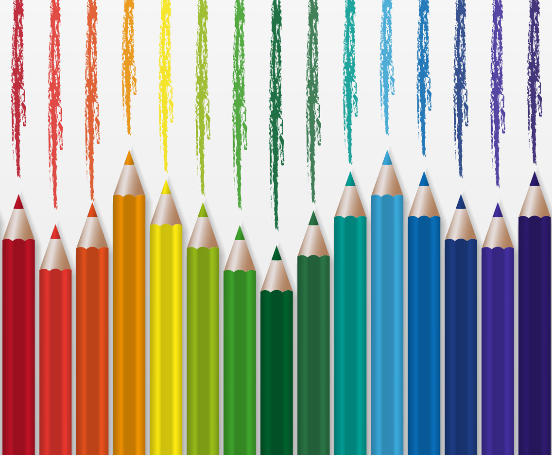 Free Colorful Pencils Vector