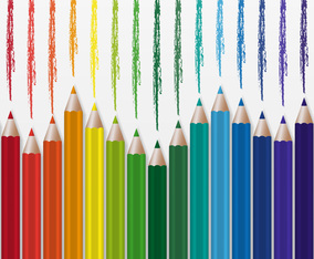 Free Colorful Pencils Vector