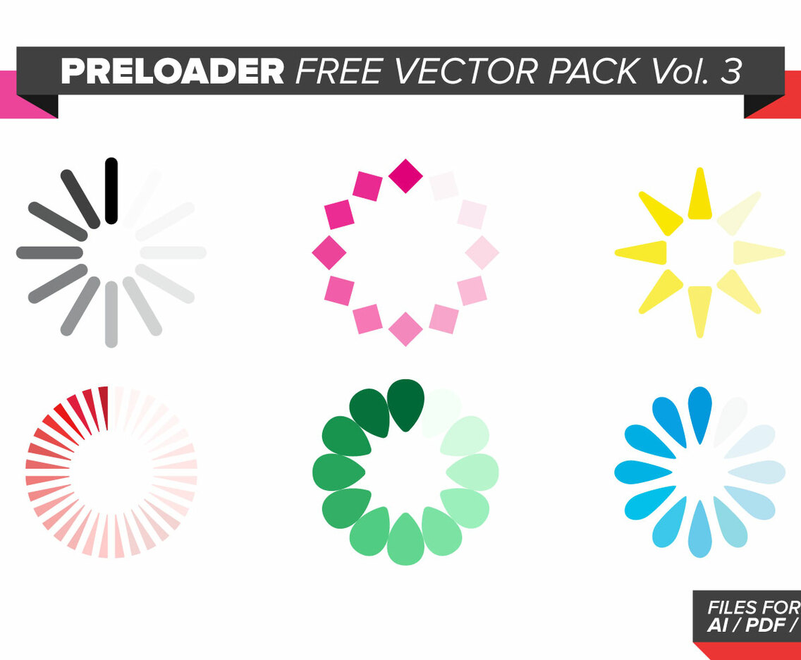 Preloader Free Vector Pack Vol. 3