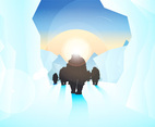 Ice Age Illustration Vector