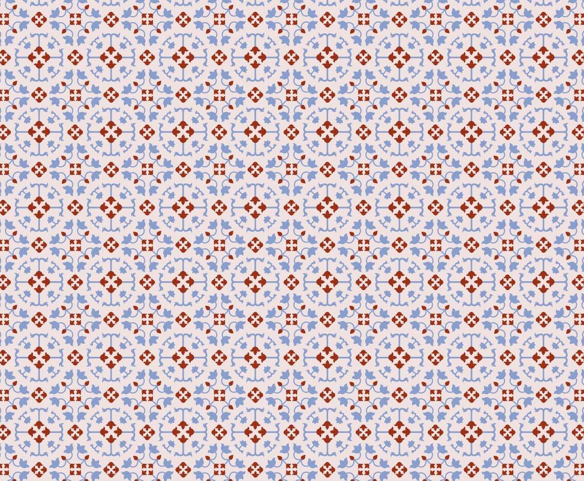 Mosaic Floral Pattern