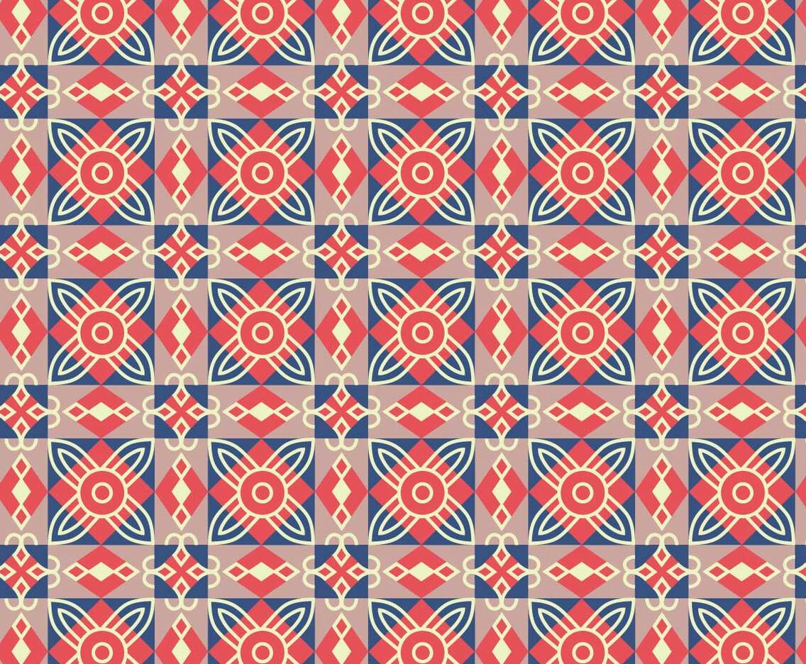 Geometric Tile Pattern Background