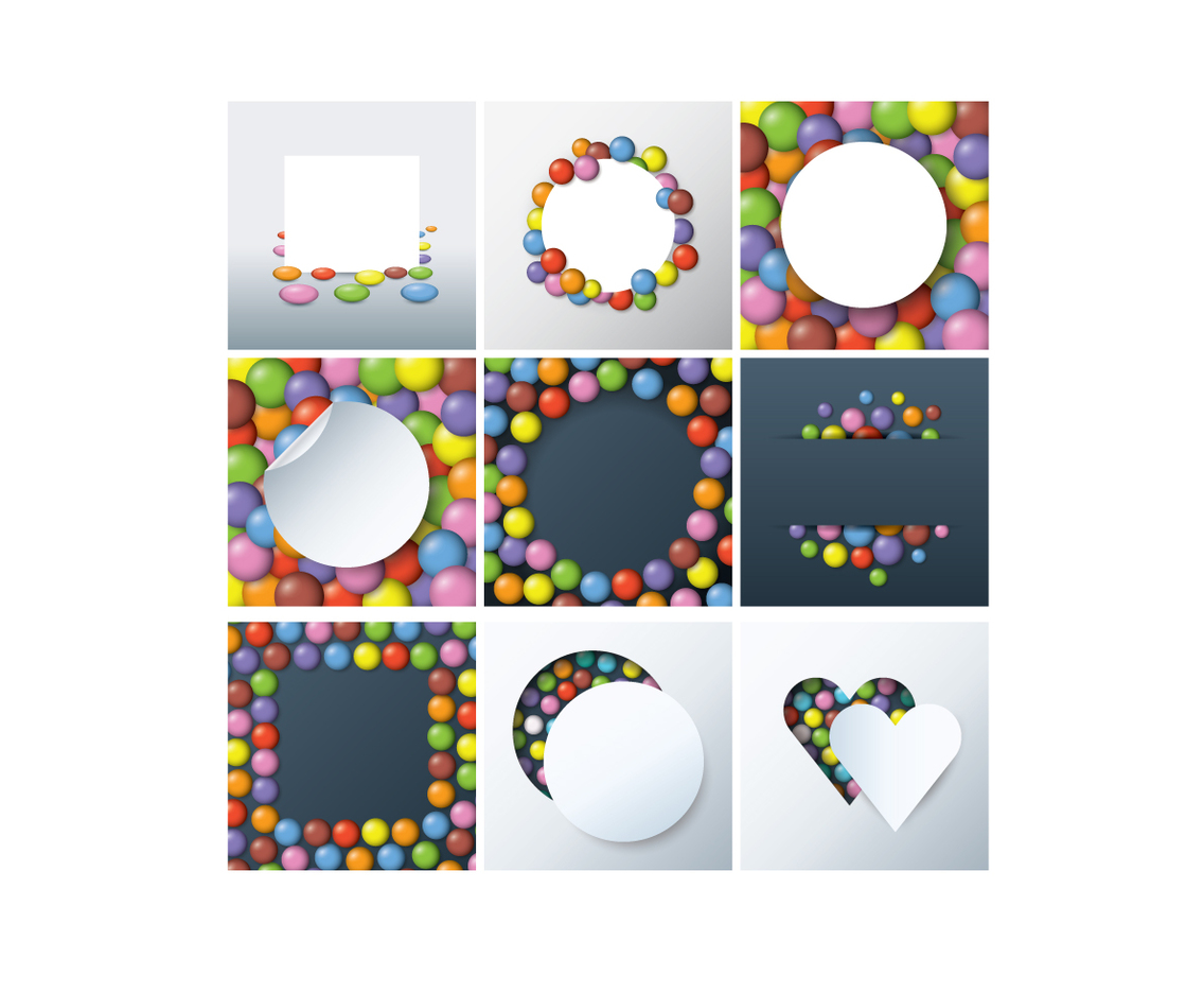 Free Smarties Background Vectors