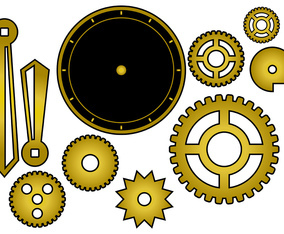 Free Clock Parts Vector