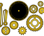 Free Clock Parts Vector