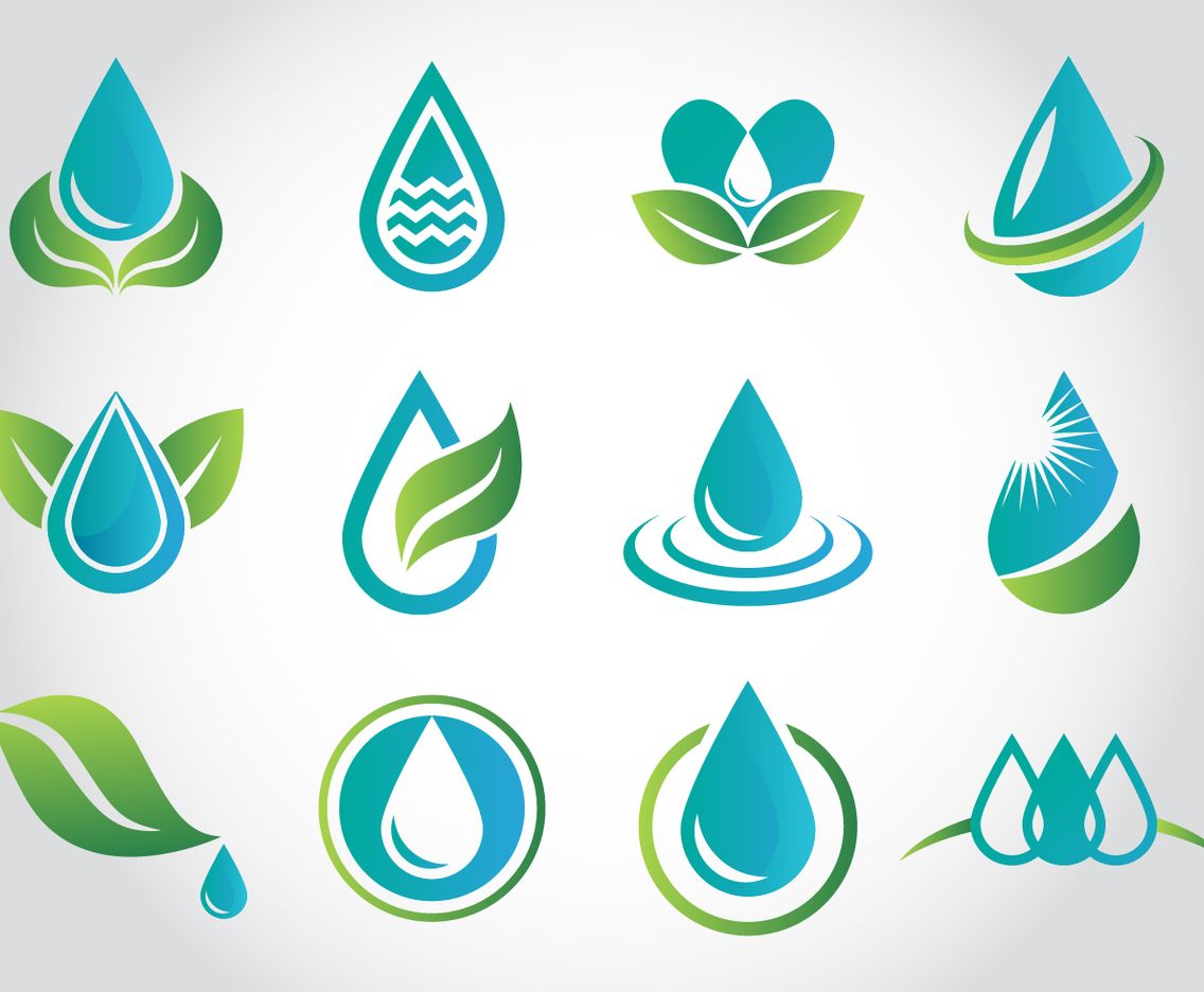 Free Aqua Water Logo Vectors
