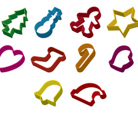 Set Of Cookie Cutter Vector