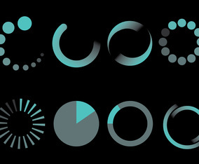 Free Preloader Icons Vector