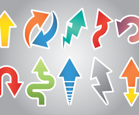 Free Flechas Icons Vector