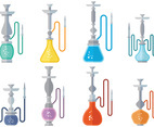 Free Nargile Icons Vector