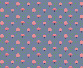 Mushrooms Vector Pattern
