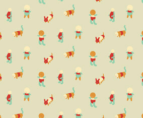 Character Colorful Pattern