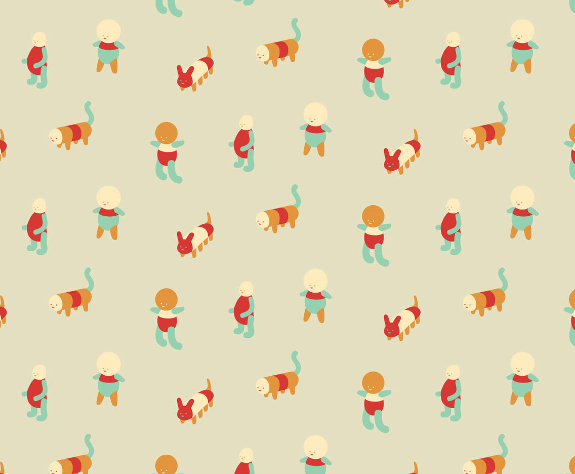 Character Colorful Pattern