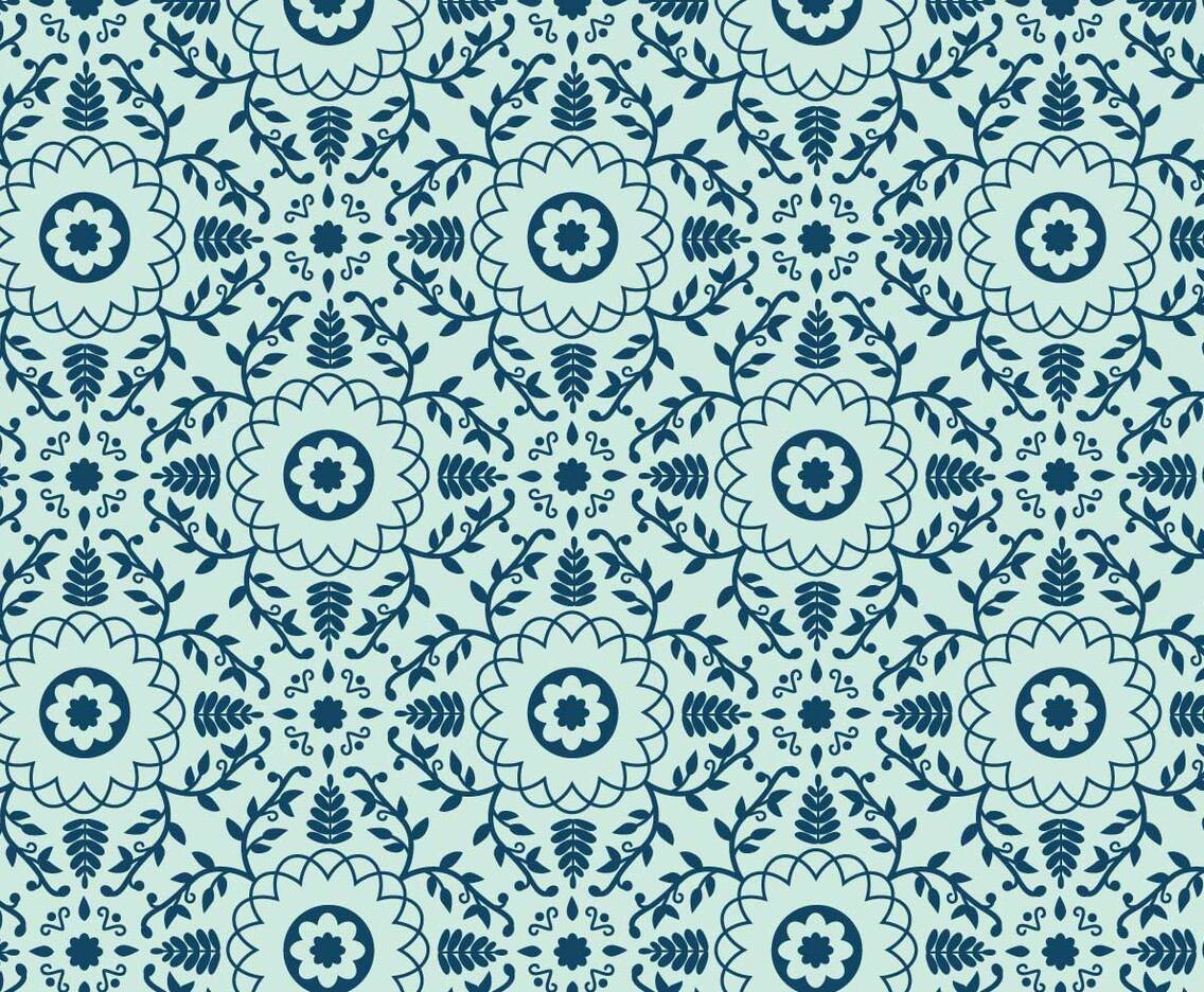 Floral Tiling Pattern